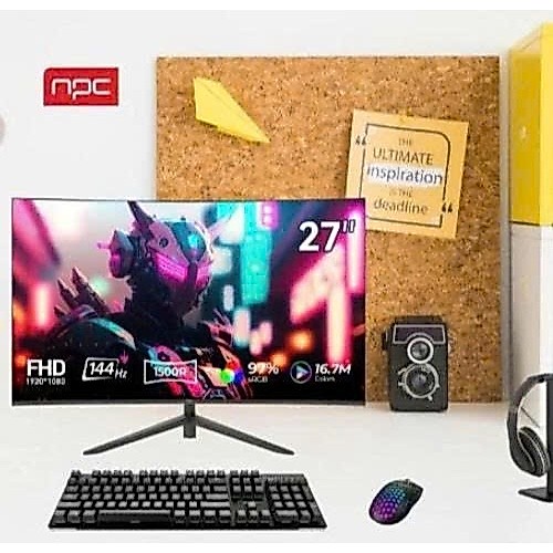 <FULL VAT> Màn Hình NPC 27Inch Cong 144Hz - Model MF270K-V - Bảo hành 36 tháng 