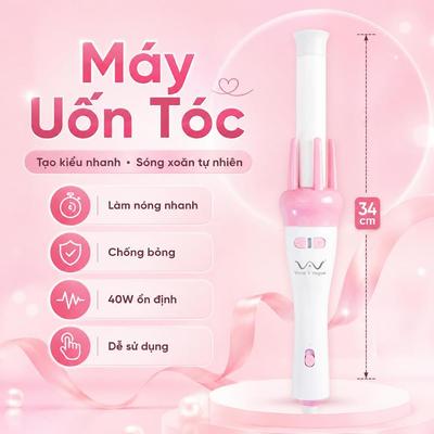 Máy uốn tóc Máy tạo kiểu tóc mini làm nóng nhanh chống bỏng dễ sử dụng tạo sóng xoăn tự nhiên