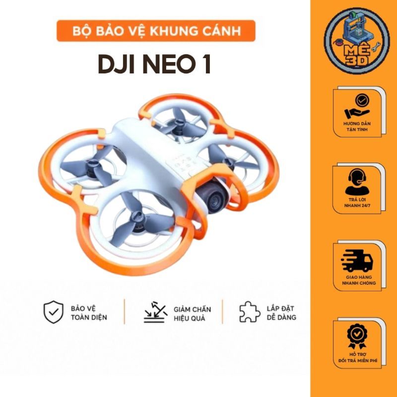 Dành Cho Neo 1 - Bộ Bảo Vệ Khung Cánh Và Camera Cho Flycam DJI Neo Drone - Phụ Kiện Flycam [Mê 3D]