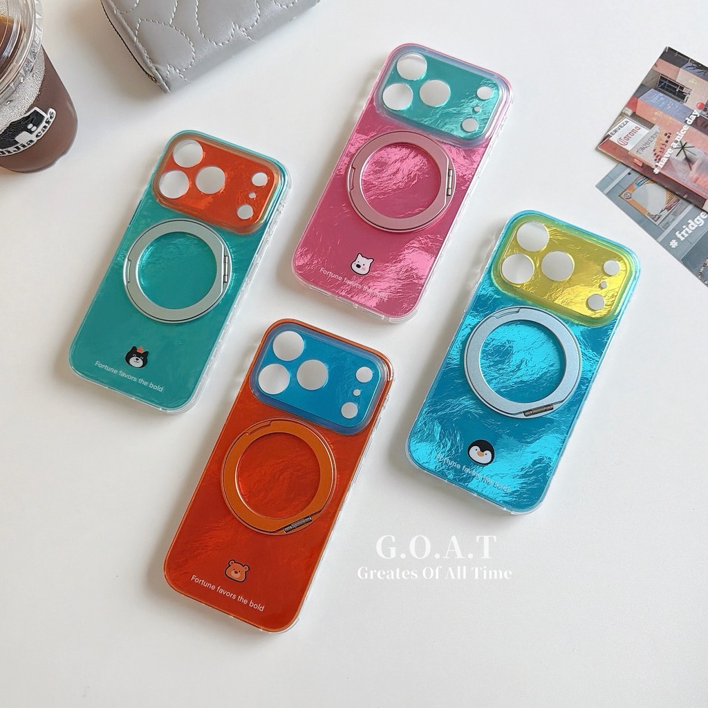 G.O.A.T tích hợp vỏ trục thích hợp cho iPhone 17 pro max iPhone 17 16 15 pro max chống sốc bảo vệ ca