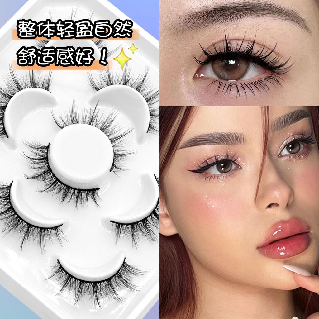 Wind eyelashes8cc Long and voluminous false eyelashes that make the eyes look bigger, for a hot girl