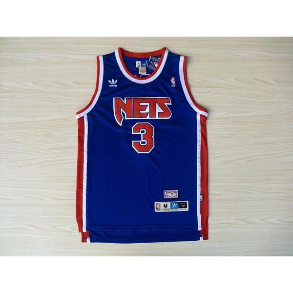 Lưới không. 3 Jersey Nets Petrovic Jersey Drazen Petrovic No. Áo bóng rổ 3 Jersey