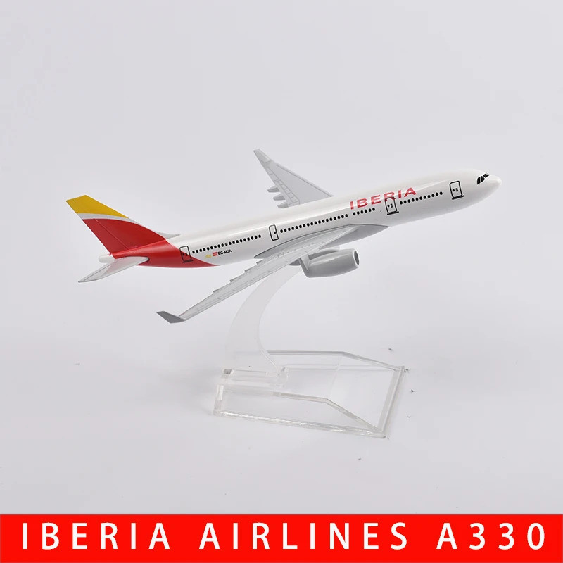 JASON TUTU 16cm Tây Ban Nha Iberia Airlines A330 Mô Hình Máy Bay Planel Máy Bay Diecast Kim Loại Tỉ 