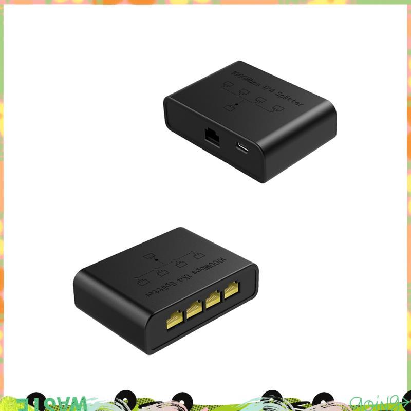 2 CÁI Gigabit 1000Mbps RJ45 Splitter RJ45 Hub Đầu phun Internet cho PC Laptop Bộ định tuyến TV
