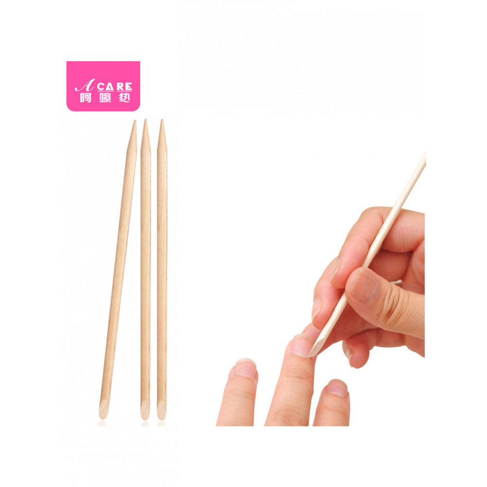 Beech Stick A1pq808-Orange Stick Tool Press Point Diamond Orange Stick Làm móng tay Pick Nail Crack 