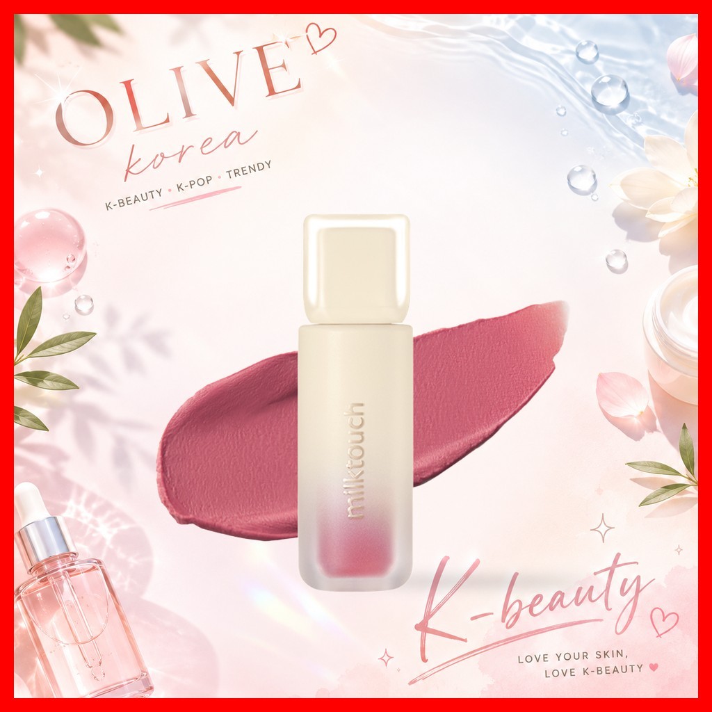 [milktouch] Spread Fit Blur Tint 05 Mellow fuzzy 4g / Son Tint Hàn Quốc / Hoàn thiện không tì vết / 