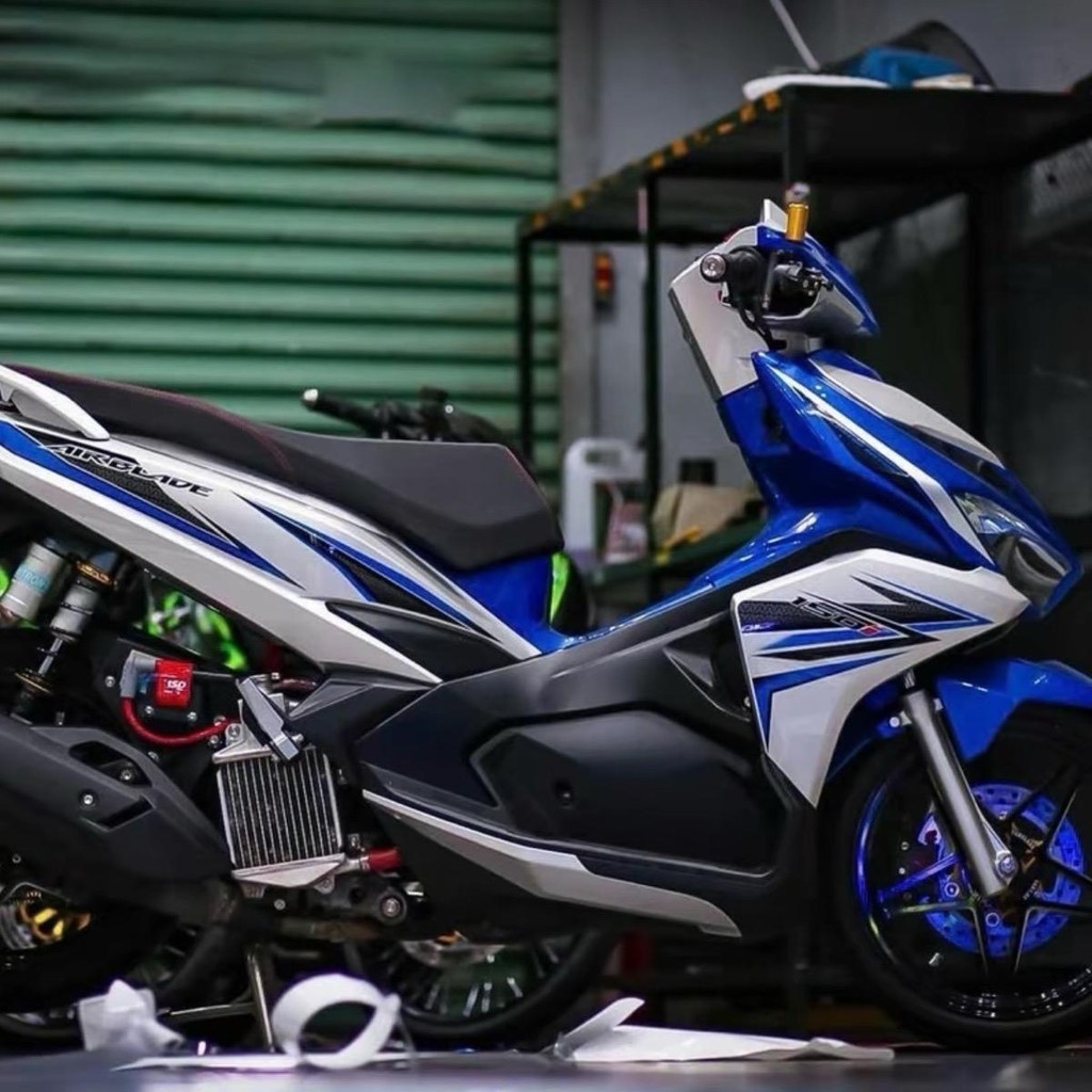 [VN] Mẫu tem rời Ab 125i-150i Xanh trắng - Chất liệu Decal 3