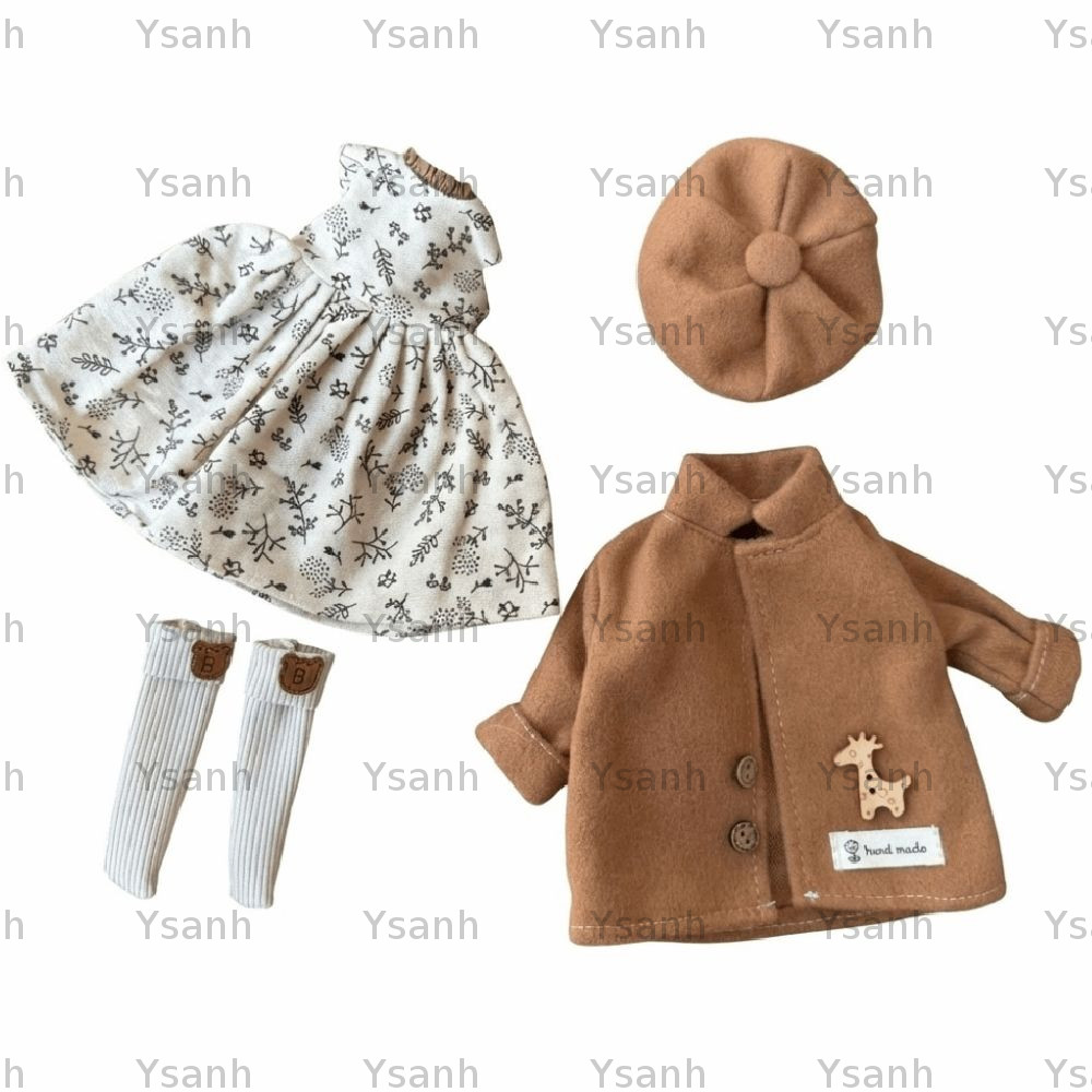 Bộ trang phục búp bê YSANH 1 / 6 BJD, Quần áo búp bê Mini 30cm đa phong cách, Váy búp bê hoạt hình D
