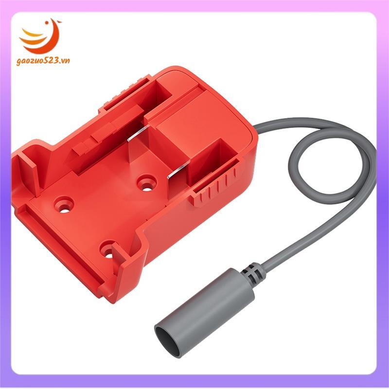 [gaozuo523.vn] Dành cho Bộ chuyển đổi pin 18V tương thích Mini với ổ cắm DC Nữ để sạc pin- Dây nguồn