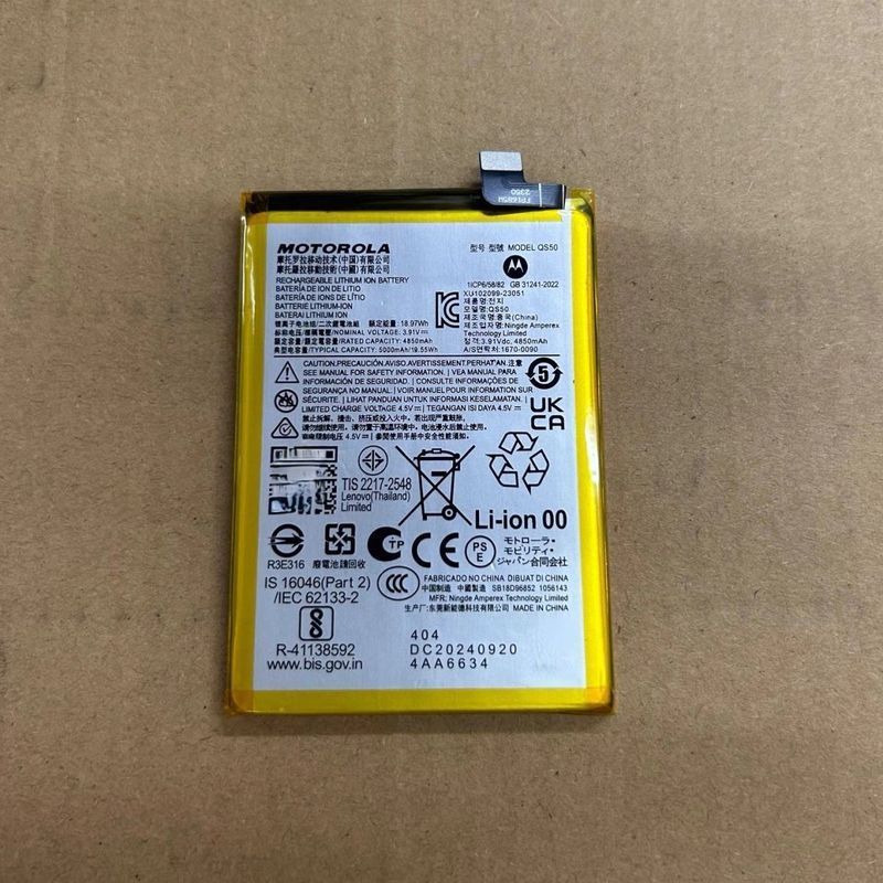 Thích hợp cho pin điện thoại di động Motorola/Motorola G STYLUS 5G 2024, pin dung lượng lớn QS50.