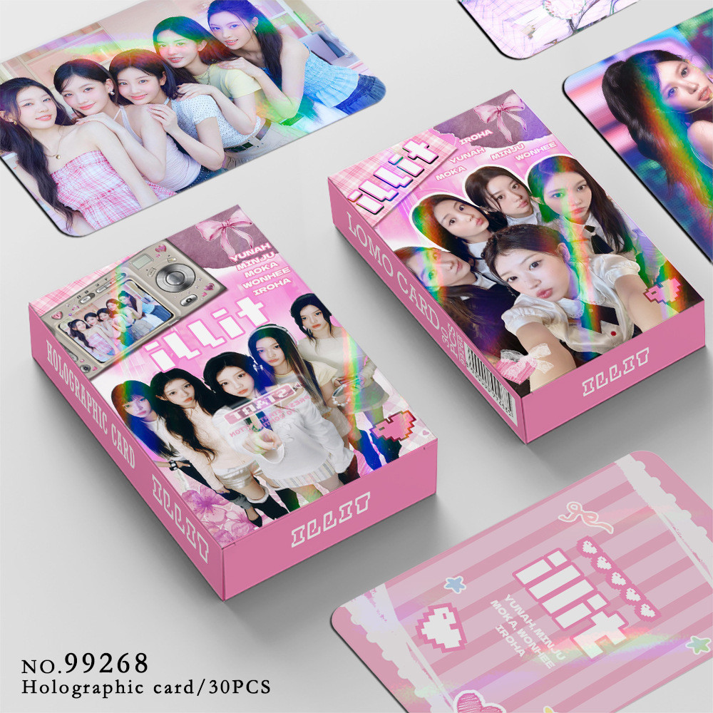 30-55 chiếc ILLIT MAMAHLAPINATAPAI Lomo Cards It 's Me Sunday Morning NOT DỄ THƯƠNG ANYMORE Topping 