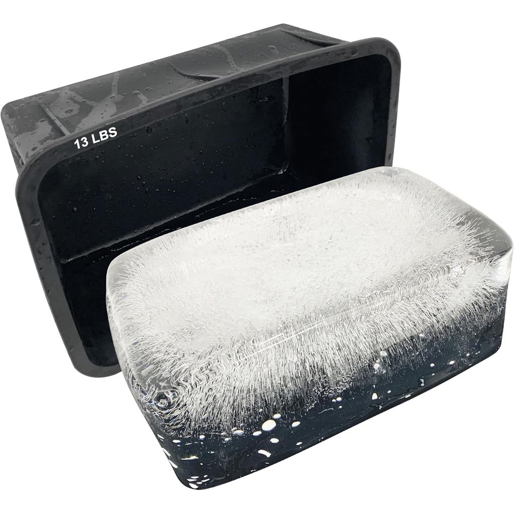 Khuôn đá cực lớn - Khay gạch đá khổng lồ 13lbs - Khuôn làm đá viên lớn bằng silicon có thể tái sử dụ