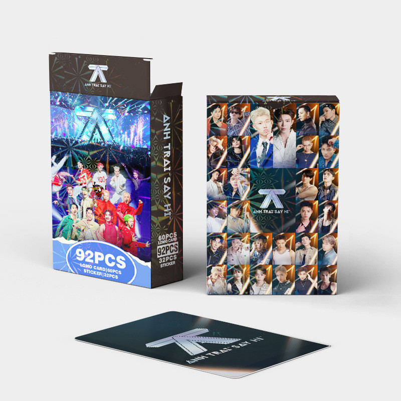92 Cái / hộp Ngôi Sao Việt Nam EM XINH SAY HI AnhSangAZA Lomo Cards LamBaoNgoc BichPhuong Dán Phương