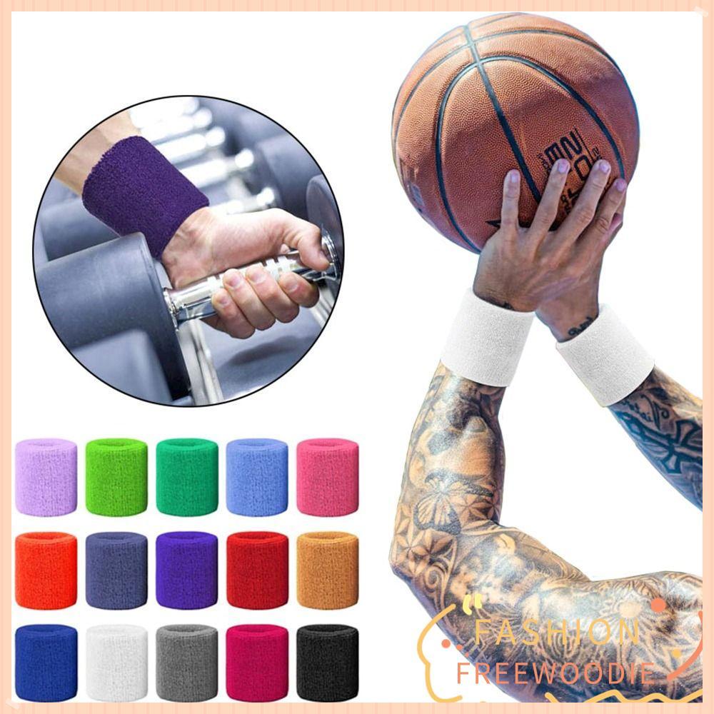 FREEWOODIE 1 Cái Dây Hỗ Trợ Cổ Tay, Dây Bảo Vệ Bảo Vệ Dây Đeo Khăn Mồ Hôi Dây Đeo Tay, Cotton Fitnes