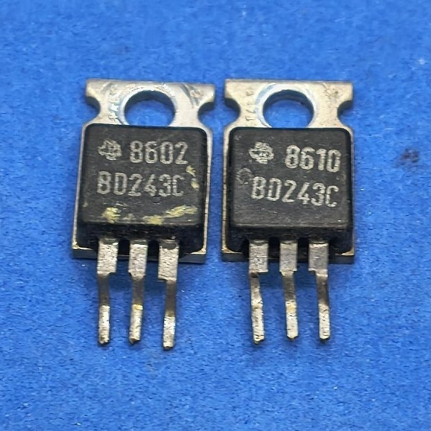 Transistor công suất BD243C, BD244C Texas tháo máy