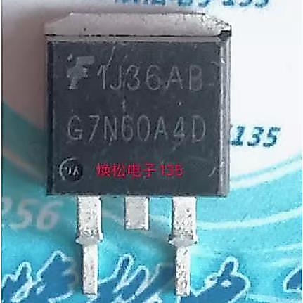 10 chiếc nhập khẩu tháo rời G7N60A4D SMD TO-263 N-kênh 7A 600V MOS ống trường IGBT