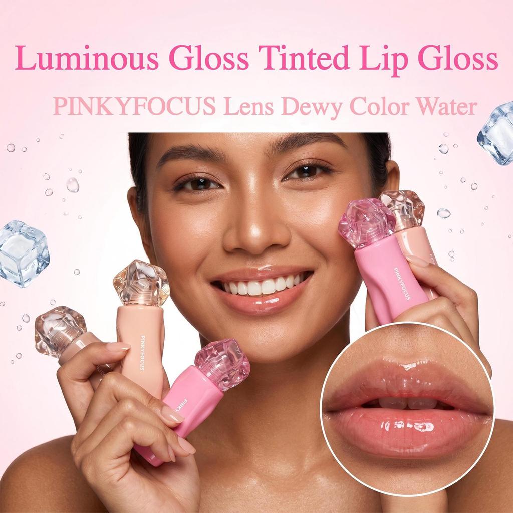 Pinky Pinky Pinky Focus Hydrating Lip Gloss Mirror Hydrating Form Film Lip Gloss