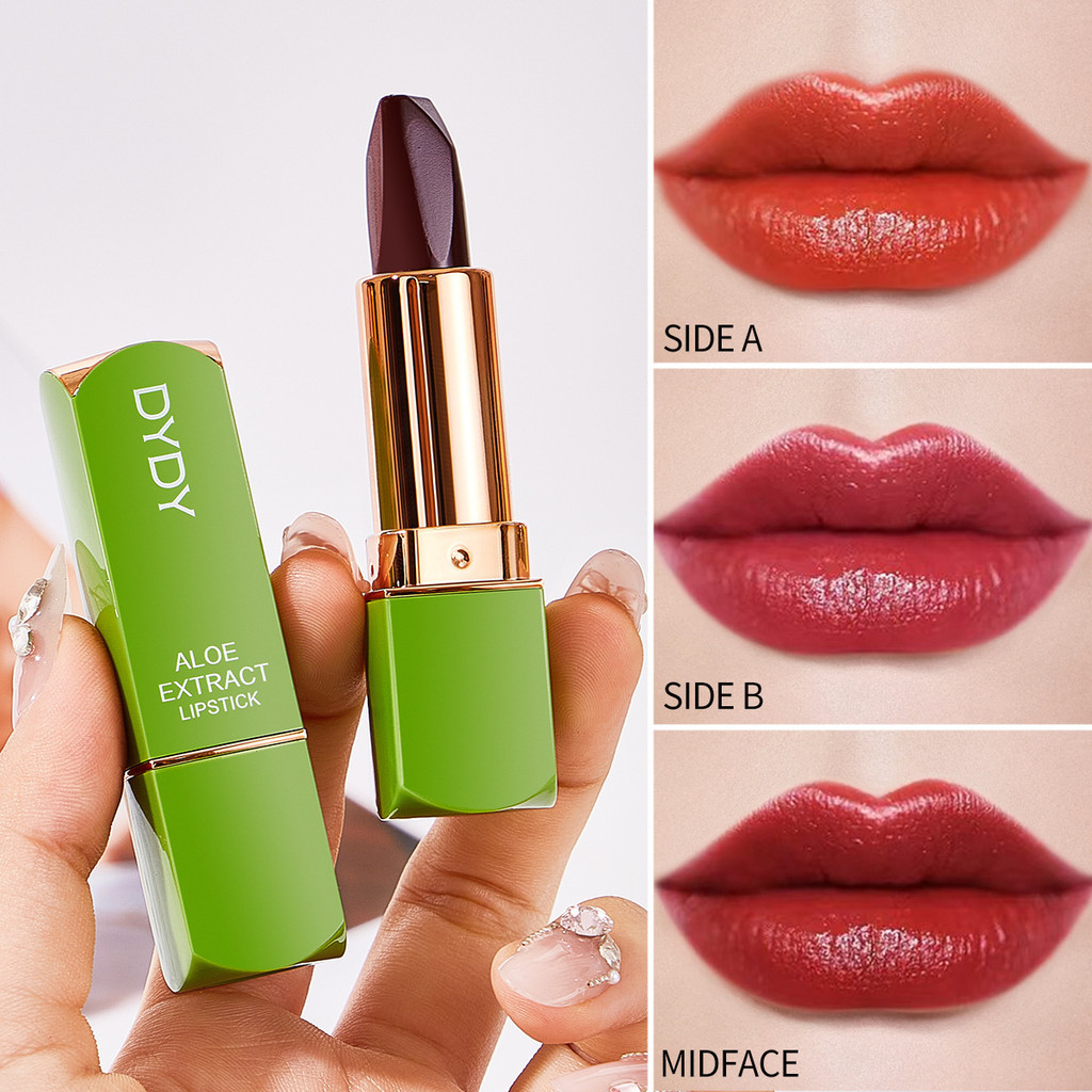 New Product~DYDY Three-color lipstick, different colors for different people, aloe vera three-color 