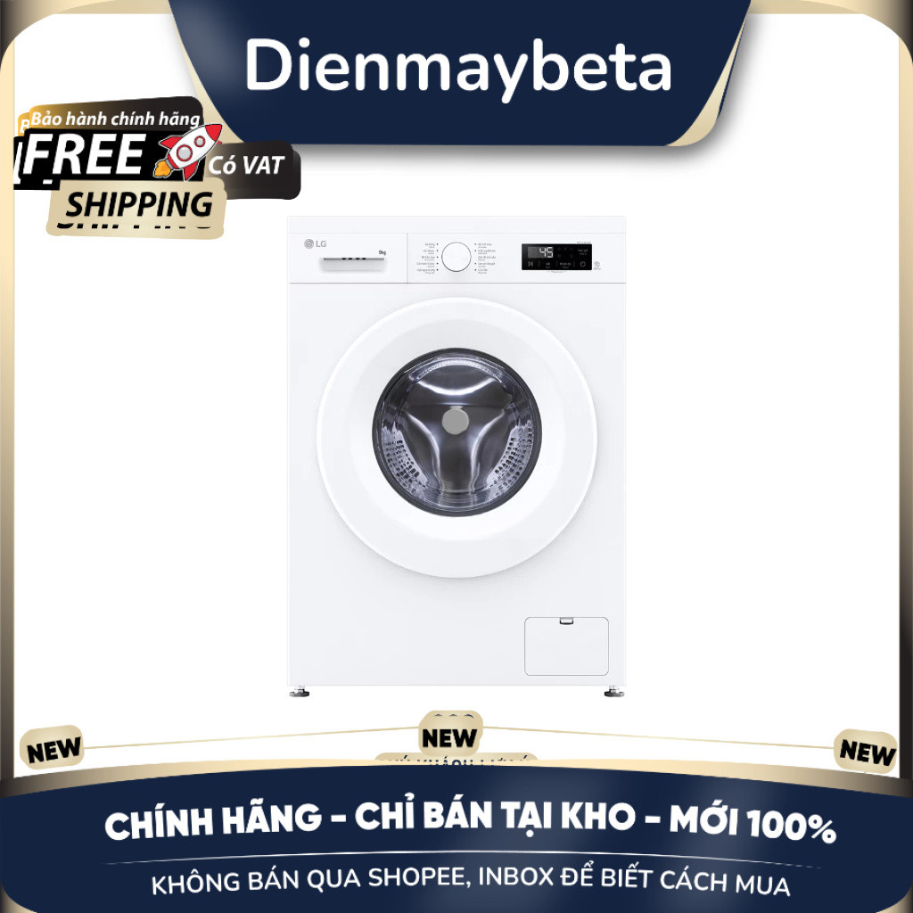 [KHÔNG BÁN QUA SHOPEE] FB1209S6W - Máy Giặt Lồng Ngang LG Inverter 9 Kg FB1209S6W - HÀNG CHÍNH HÃNG 