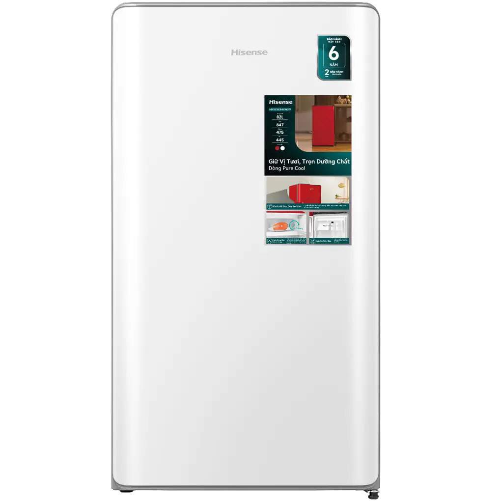 RR106D4EBN (Đen) | RR106D4ESN (Xám) | HR08DR | HR08DW - HR09DB 94 Lít - Tủ Lạnh Mini Hisense 82 Lít 