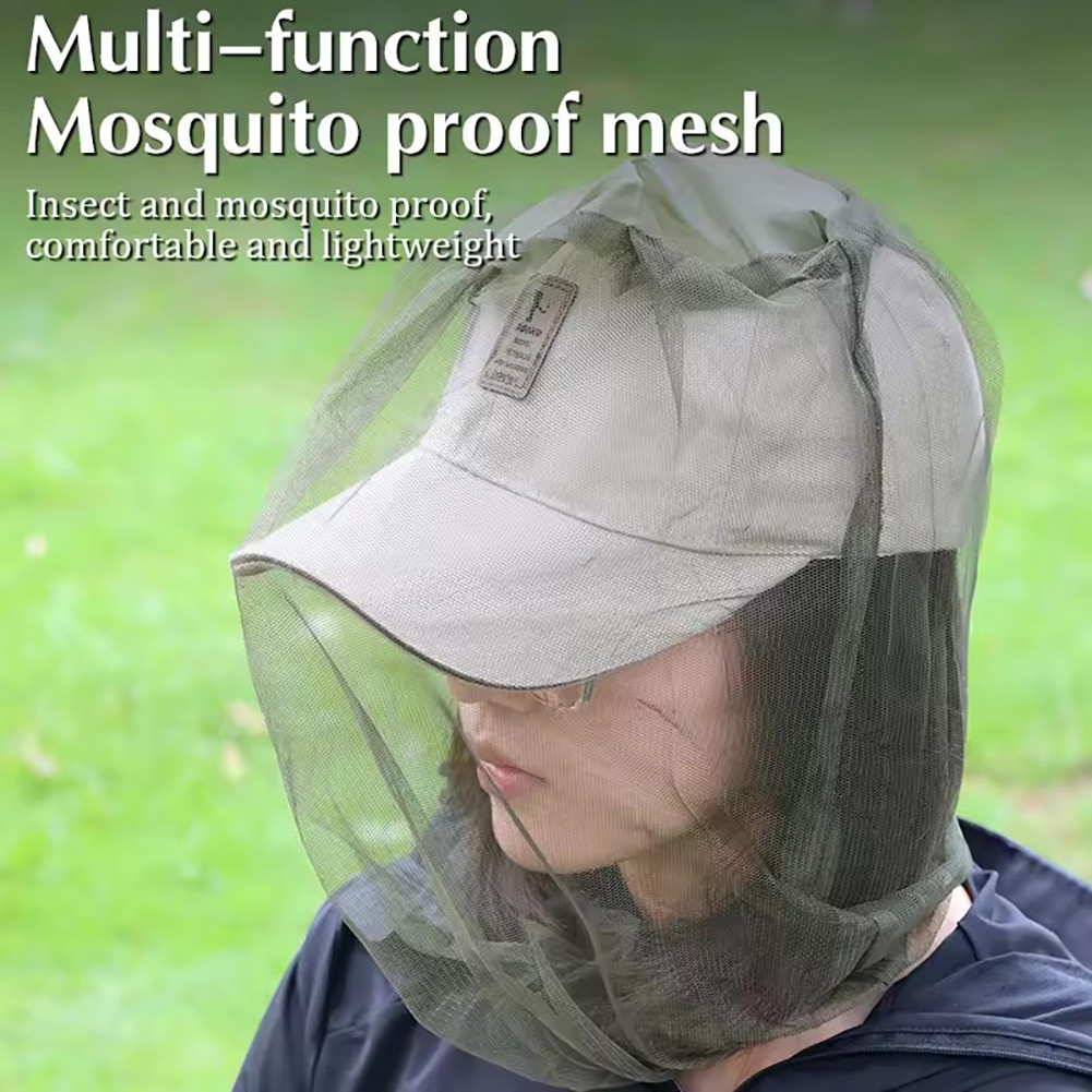 Bugs Face-Shield Sun Protection Bugs Net để câu cá đi bộ đường dài