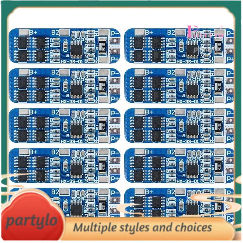 Bảng bảo vệ 3S 12.6V 18650 10A 18650 Bảng pin Li-Ion 3S 12.6V 10A Pin Bảng bảo vệ pin Lithium