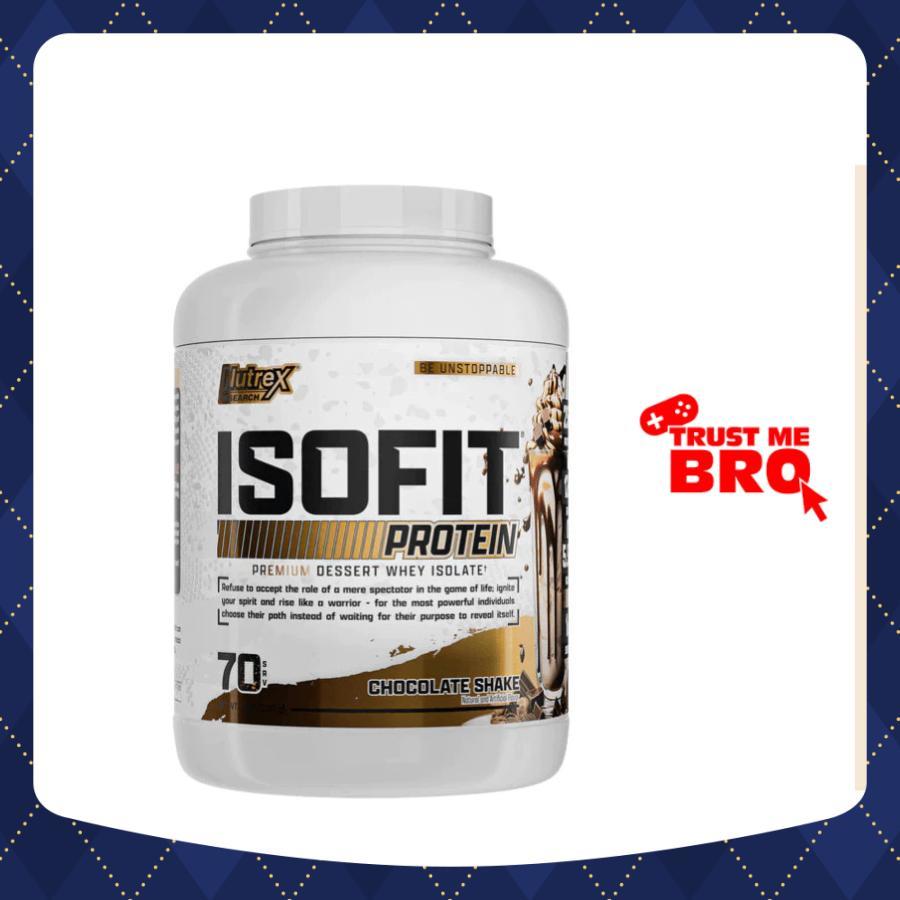 Isofit Whey Protein Isolate - 5Lbs (70 Lần Dùng) Nutrex Hỗ Trợ Phục Hồi và Xây Dựng Cơ Bắp, Vị Ngon