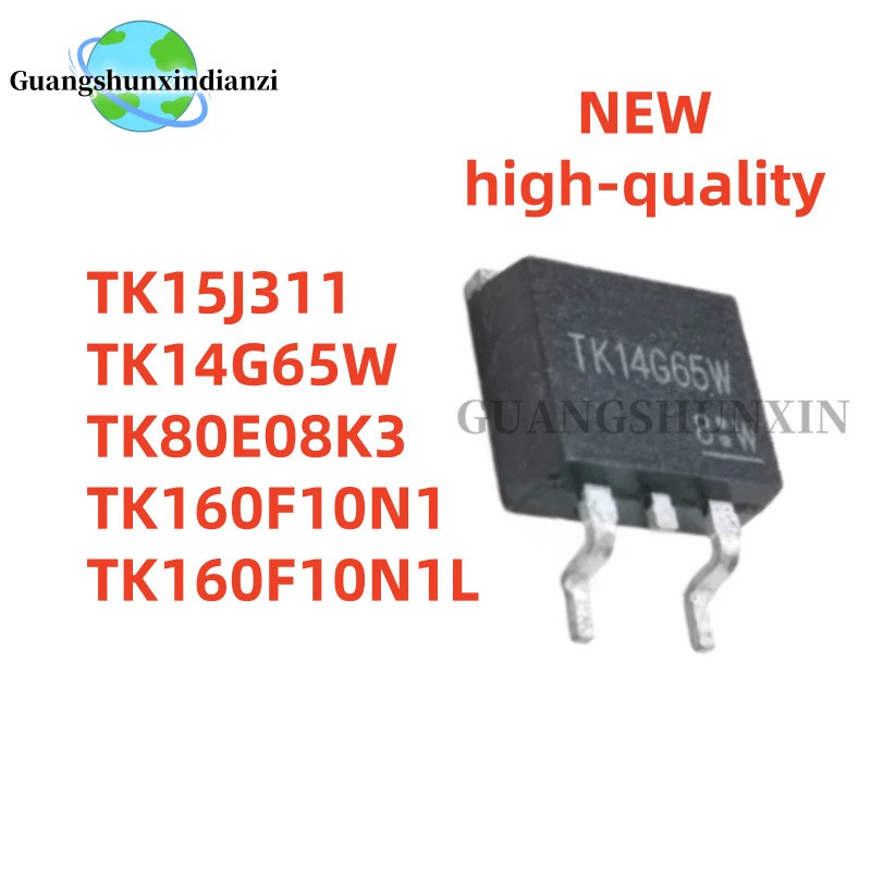 5 CÁI TK14G65W TK80E08K3 TK160F10N1 TK160F10N1L TK15J311 K160F10N1 K80E08K3 TO-263 Hiệu Ứng Trường T
