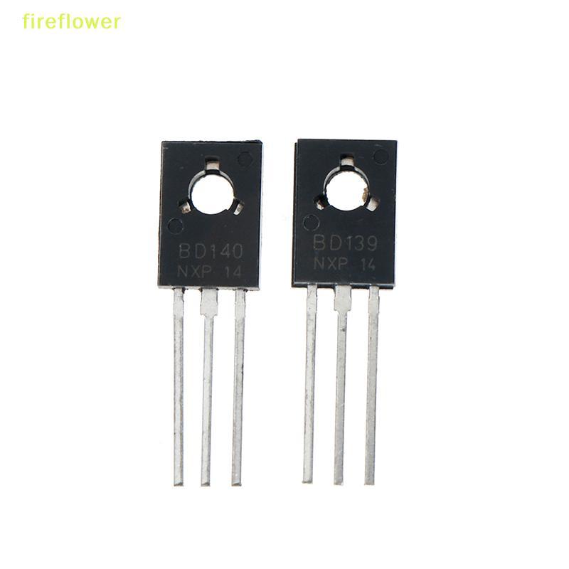 [fireflowerM] 20 Cái BD139 BD140 (BD140 10 Cái + BD139 10 Cái) Bóng bán dẫn điện TO-126 [MỚI]