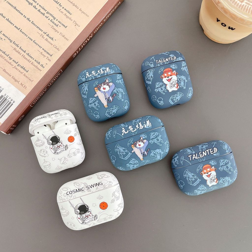 Thích hợp cho AirPods2 / 3 Tai nghe Bluetooth không dây Apple AirPods Pro Astronaut Digital Case