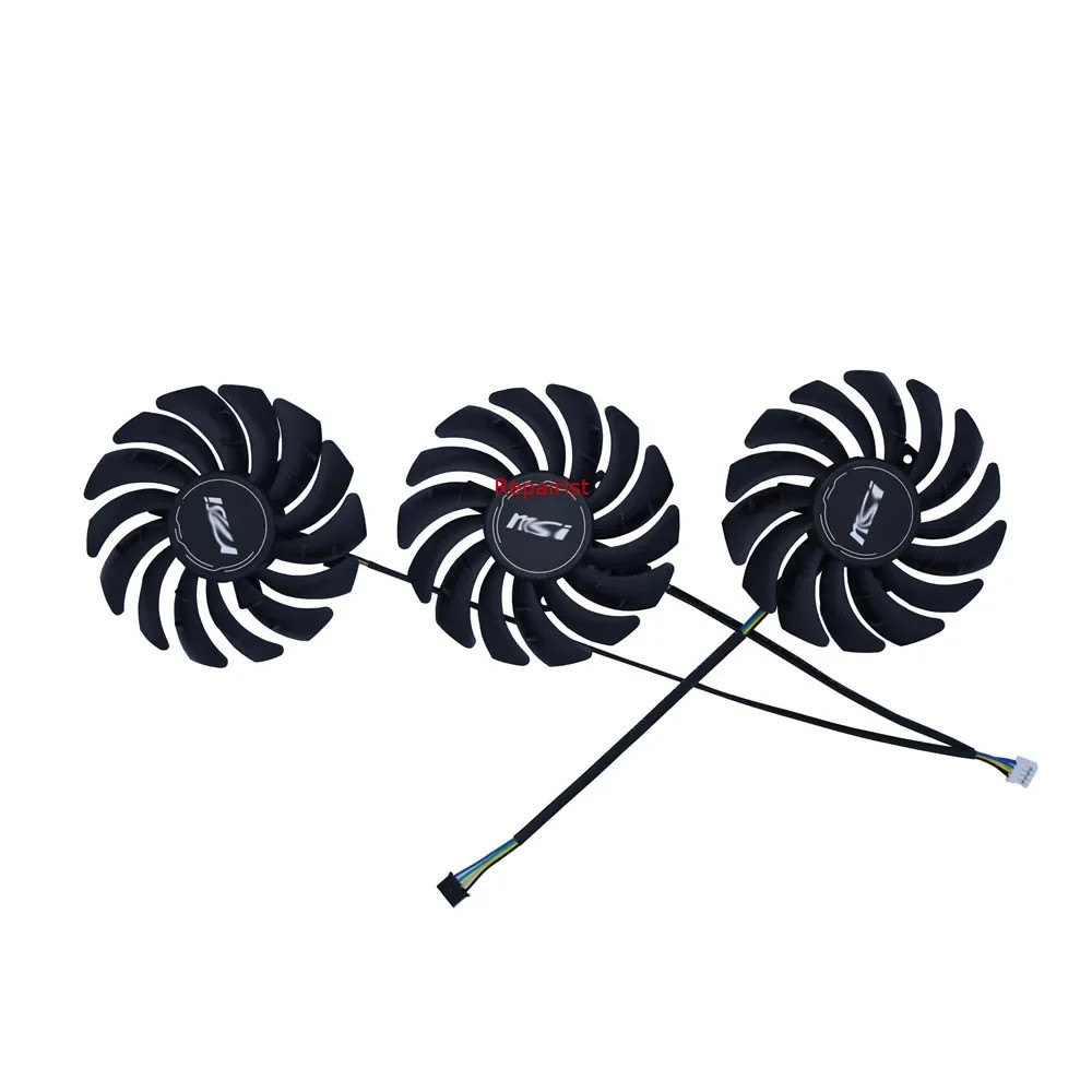 Quạt Card Video, PLD09210B12HH, Bộ Làm Mát GPU, Dành Cho MSI RTX 3080Ti 3070Ti 3060Ti VENTUS 3X, Dàn