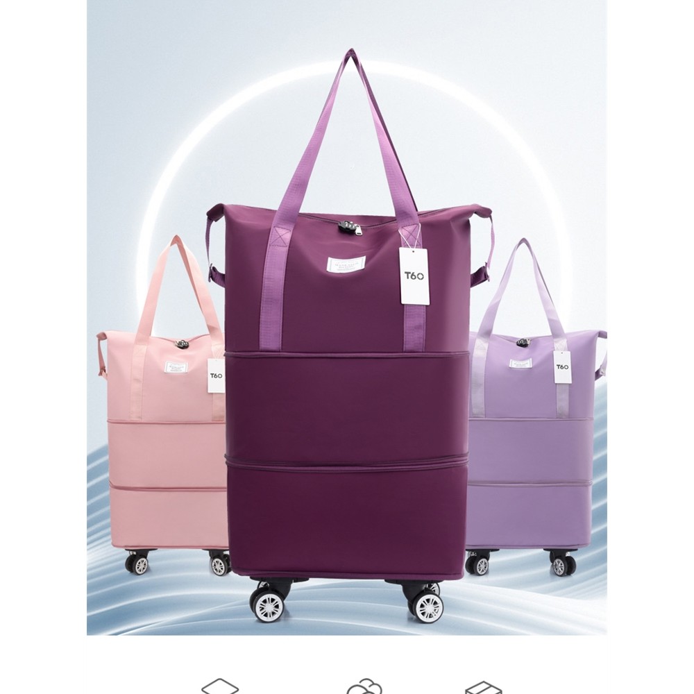 Túi Duffel Có Bánh Xe Đa Năng Túi Du Lịch Gấp Túi Duffel Dung Tích Lớn Phong Cách Mới Tug Duffel Túi