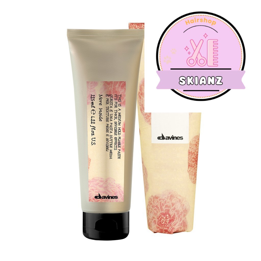 Kem đặc giữ nếp cứng và trung bình Medium Hold Pliable Paste Davines 125ml <> <KN>