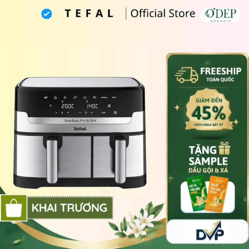 Nồi chiên không dầu Tefal 8.3 lít EY905D10 - SHOP DVP