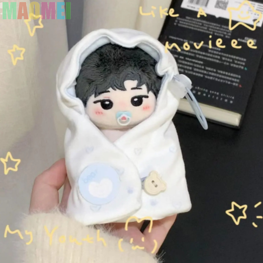 MAOMEI Quần áo quấn búp bê cotton 10cm, Áo choàng chăn nhỏ Quần áo búp bê 10cm, Quần áo DIY Túi ngủ 