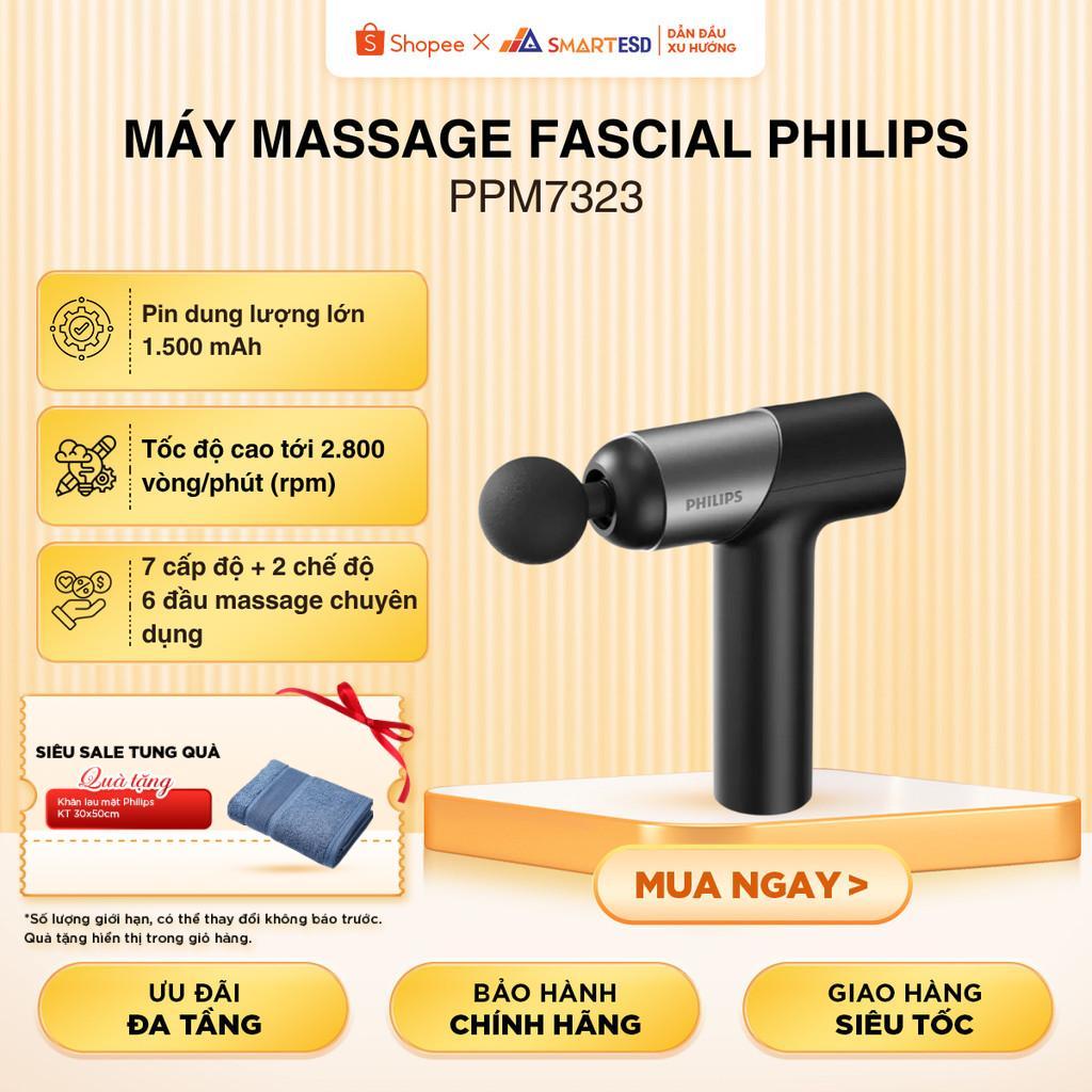 Máy Massage Fascial Philips PPM7323, phiên bản quốc tế, bảo hành chính hãng