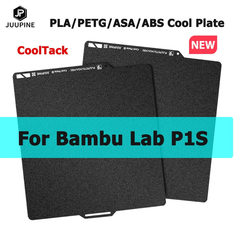 HB Cho Bambu Lab P1s Phụ Kiện Cooltack Tấm PLA PETG ABS Giường Mát Cho Bambu Lab P1s Xây Dựng Tấm P1