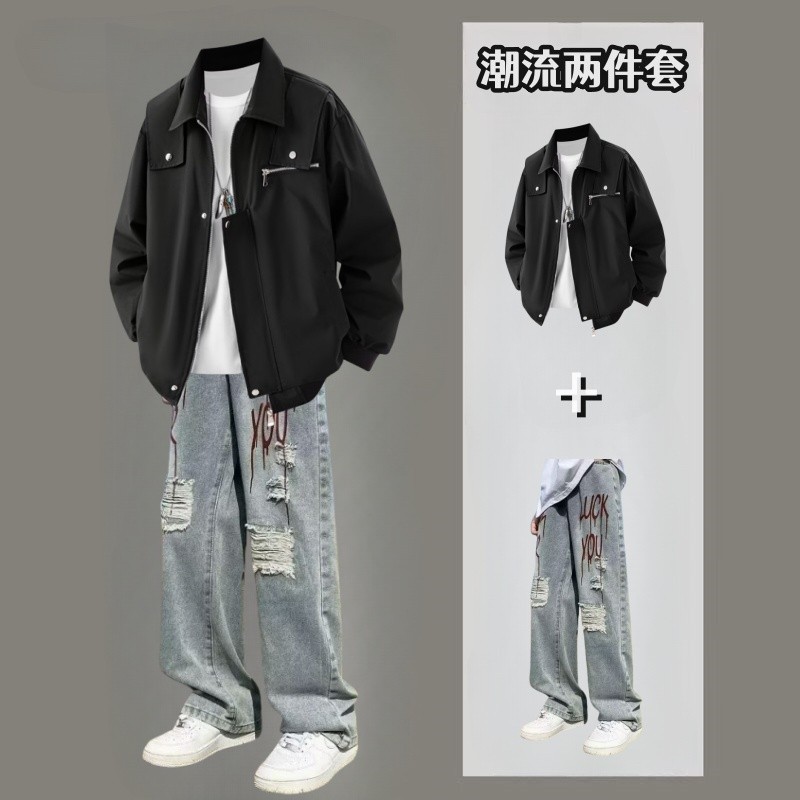 Áo khoác mỏng Áo khoác W51 + K81 Jeans M-3XL Chất lượng cao P63