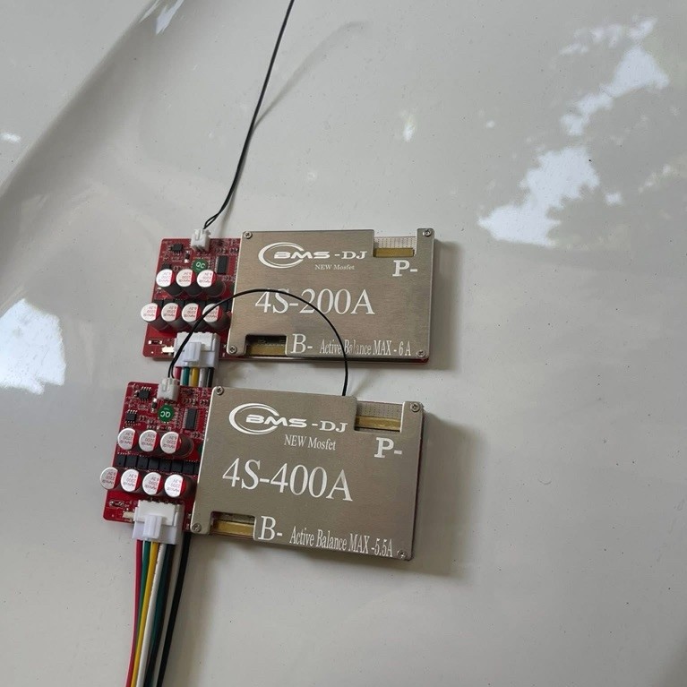 Mạch BMS 4s-Dj 200A-400A tích hợp cân bằng 5,5A