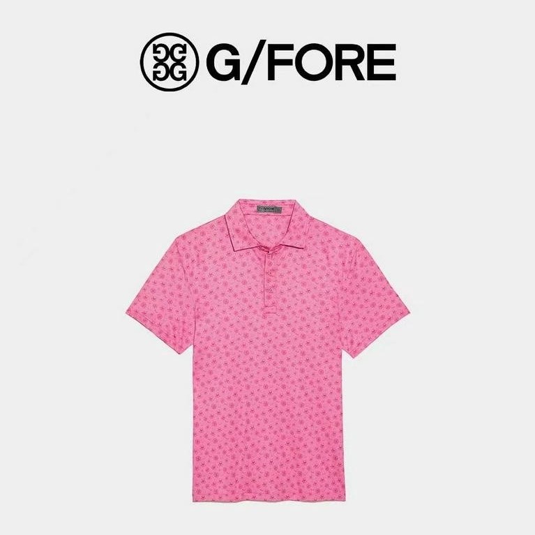 GFORE 2026 Mùa Hè Mới Nam In Hình Áo polo Golf polo Chính Hãng