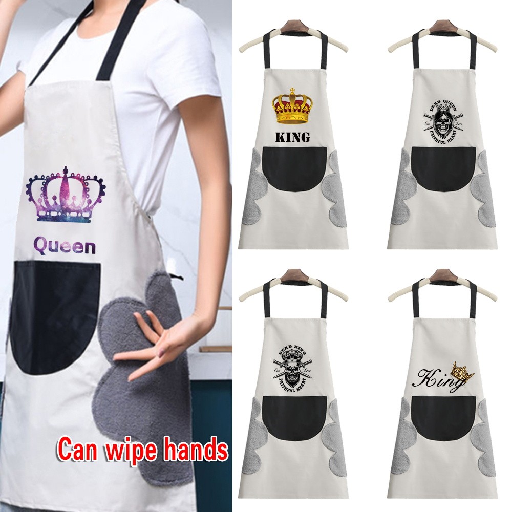 Apron  With Pocket Chef Apron Fashion Water Proof Kitchen Apron King Series