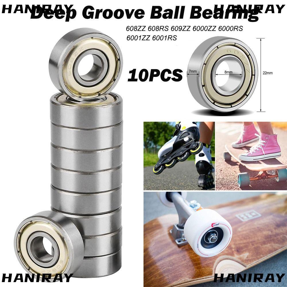 Vòng bi kim loại HANIRAY, Vòng bi 609ZZ 6000ZZ 6000RS, Vòng bi đôi được bảo vệ 6001ZZ 6001RS 608ZZ 6