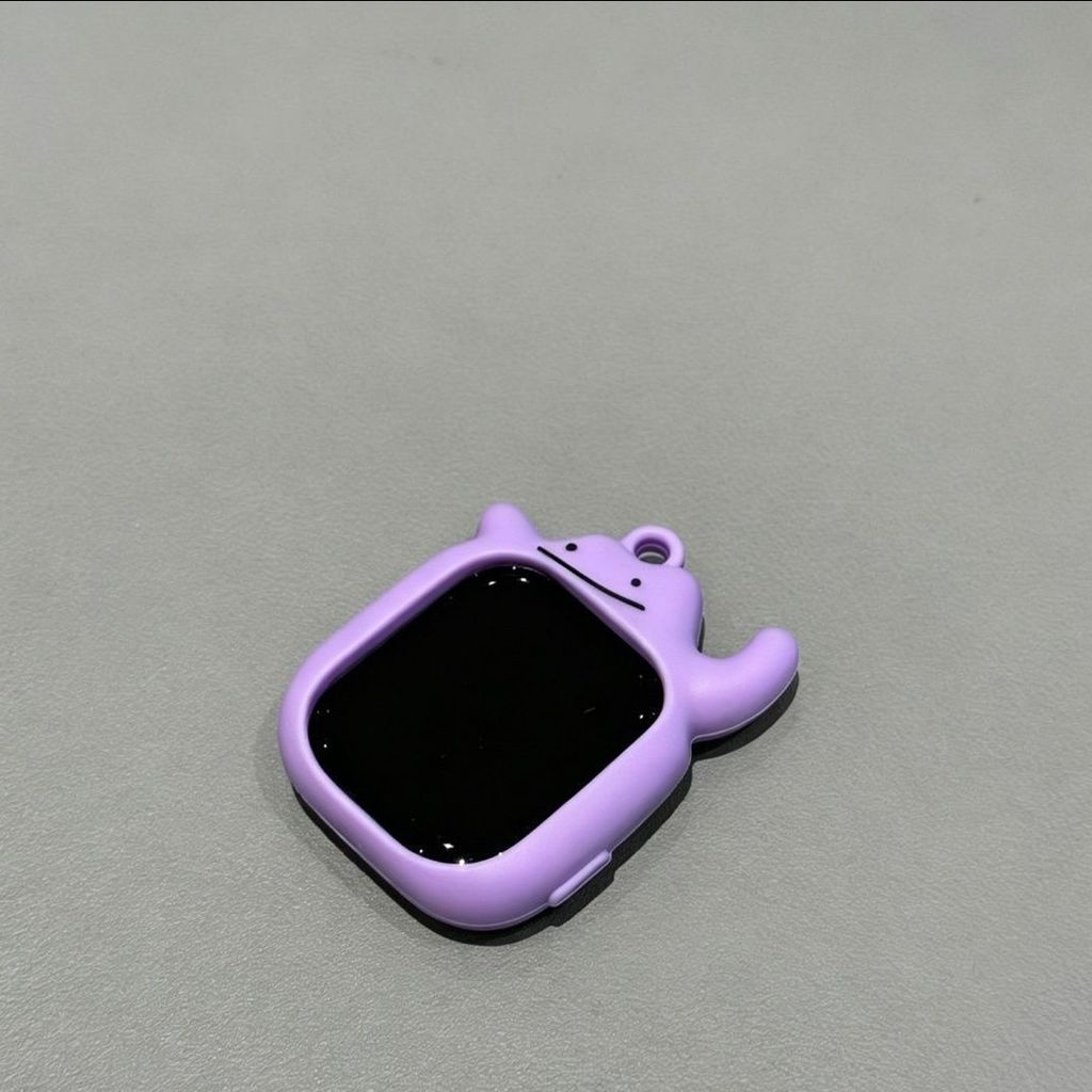 Ốp Silicon Mềm Ditto Cho Apple Watch 11 iWatch 10 7 SE Màu Hồng Siêu Dễ Thương Chống Rơi