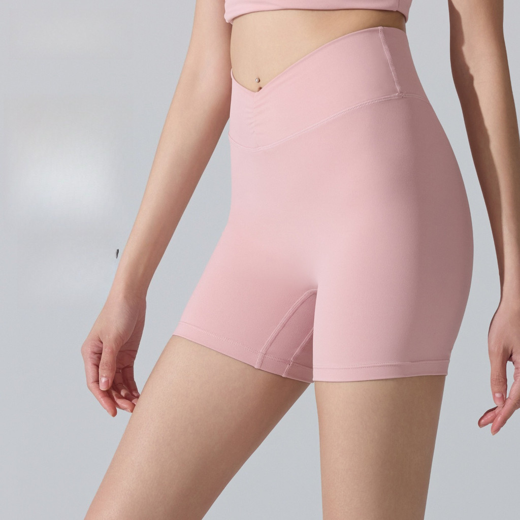 Quần short Biker cạp cao dành cho nữ, Quần short thể thao khô nhanh Biker, Quần short tập thể dục cơ