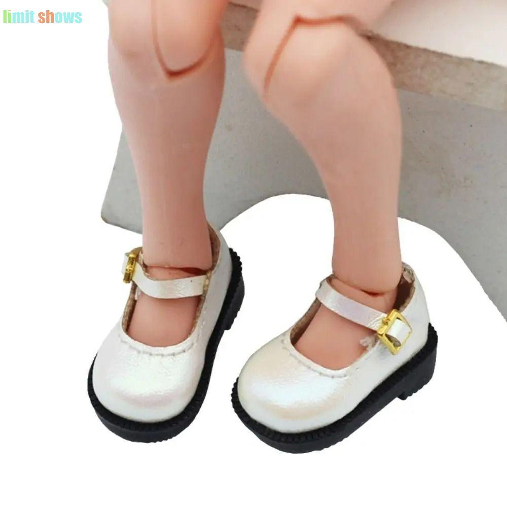 LIMIT SHOWS 10cm Giày Búp Bê Cotton Da PU Nhẹ, 1 Cặp Bốt Mini Trang Trí Nhà Chơi