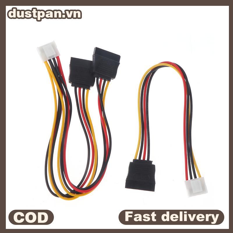 Cáp nguồn DUSTPAN 4Pin sang SATA cho Camera IP HDD Power One to One / One to Two VH3.96.