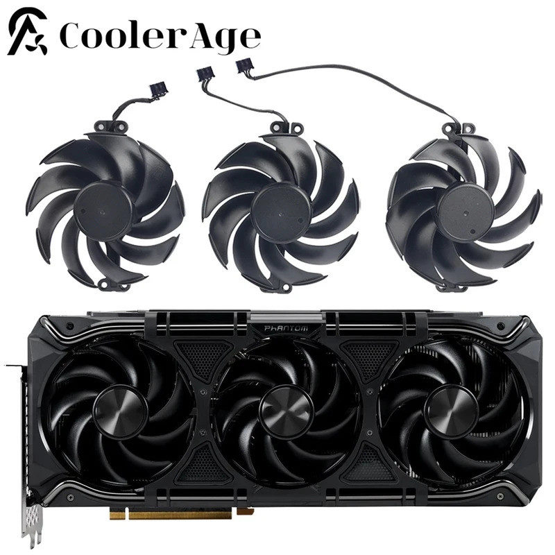 INew 90MM TH9520B2H-PCB01 Quạt Card Đồ Họa Cho Gainward GeForce RTX 4090 RTX 4080 RTX 4070 Ti Phanto
