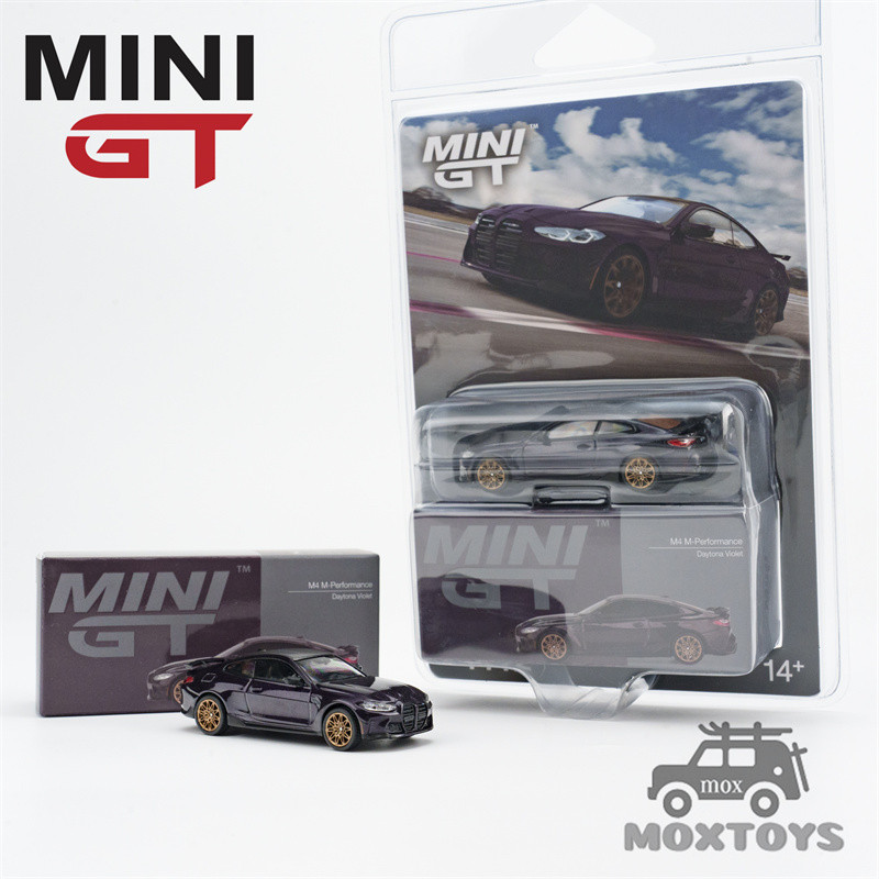 MINI GT 1: 64 M4 M-Performance (G82) Daytona Violet / Vỉ bao bì Diecast Model Car