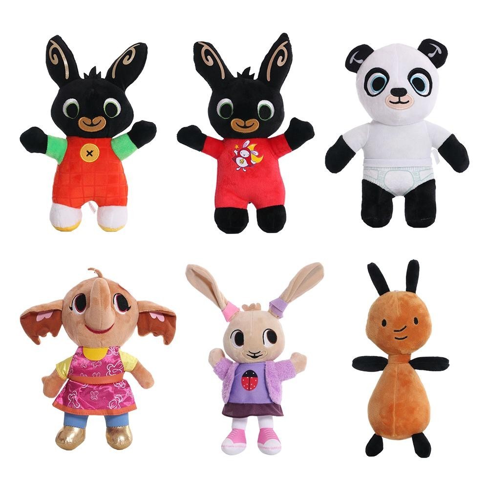 [HOT] Bing Bunny Đồ chơi sang trọng Búp bê Bing Sula Flop Voi Đồ chơi búp bê sang trọng Hoppity Pand