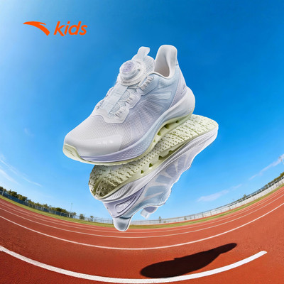 Anta Kids Giày Chạy Bộ Thể Thao Bé Gái size 33-39 Running Shoes Arch Support 2 Anta Kids 3226B5515